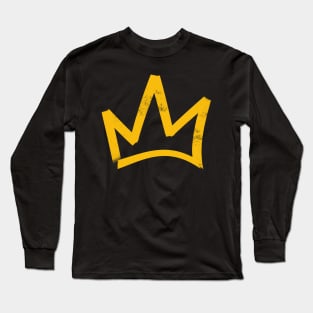 Basquiat  King Crown Long Sleeve T-Shirt